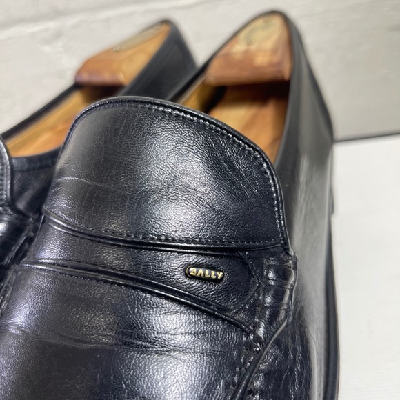 Bally Parawet Brown Leather Loafer Slip On Dress Shoes Men's Size 9.5 D - Picture 7 of 12